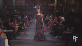 Prettiest Spring 2022 Valentino by Pierpaolo Piccioli Runway Look 88 Recreation of 1971 Dress in Floral Silk Chiffon