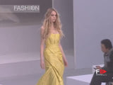 Rare Fall 2007 Nina Ricci by Olivier Theyskens Runway Look 38 Gold Metal Thread Dress