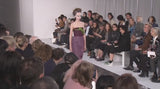 Spring 2016 Maison Margiela by John Galliano Runway Look 32 Strapless Painted Dress