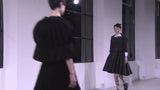 Fall 2015 Junya Watanabe Commes des Garcons Runway Look 6 Black Oragami Jacket