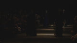 Superb Spring 2013 Yves Saint Laurent Hedi Slimane Debut Runway Blue Dress Silk Chiffon w Matching Cape & Sash
