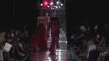 Phenomenal Fall 2011 Alexandre Vauthier Haute Couture Runway Look Hand Beaded Red Silk Chiffon Dress
