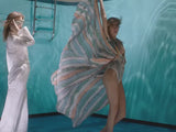 Chic Spring 2018 Emilio Pucci Runway Look 26 & Ad Campaign Printed Stripe & Dot Silk Dress or Cover Up