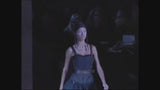 Exceptional Fall 2002 Alexander McQueen Runway Look 44 Corset Mini Dress w Leather Details