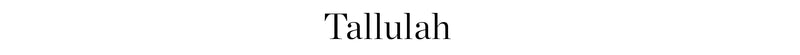 Banner tallulah
