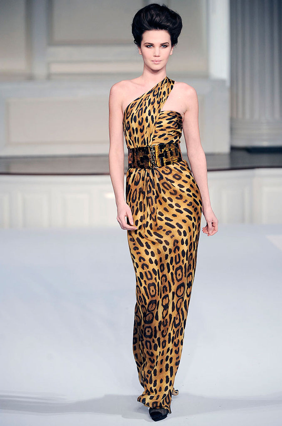 rent the runway leopard dress Leopard Print Midi Dress