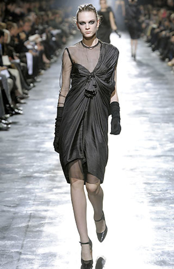 Fall 2008 Lanvin Silk & Chiffon Dress