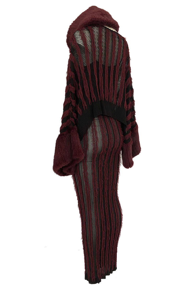 Fall 1998 John Galliano for Christian Dior Eyelash Fringe & Fur Set