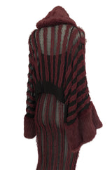 Fall 1998 John Galliano for Christian Dior Eyelash Fringe & Fur Set