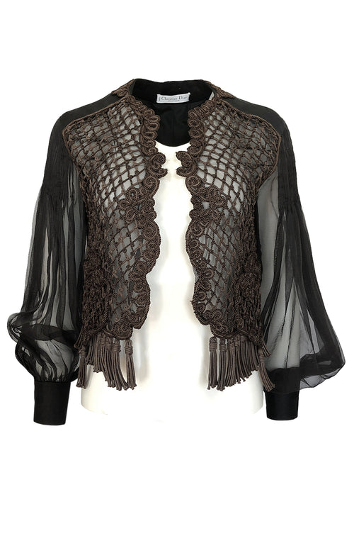 Spring 1994 Christian Dior by Gianfranco Ferre Numbered Runway Top or Jacket