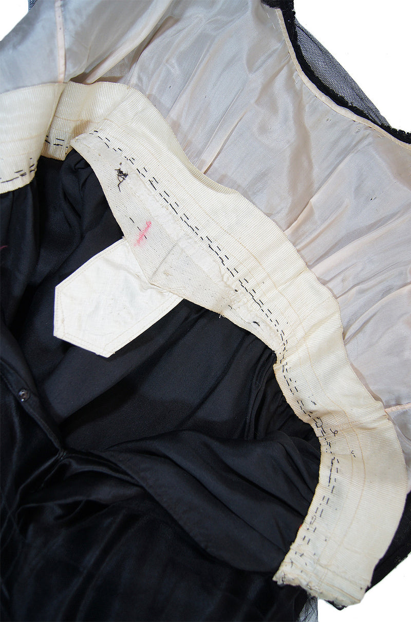 Edwardian Sequin & Silk Couture Dress
