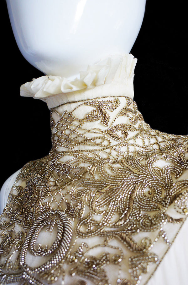 F2006 Alexander McQueen Feather Dress