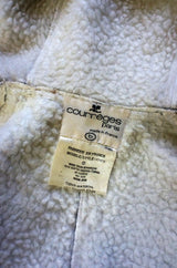 1960s Nylon Courreges Hooded Coat