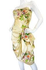 1950s Rare Philip Hulitar Silk Dress