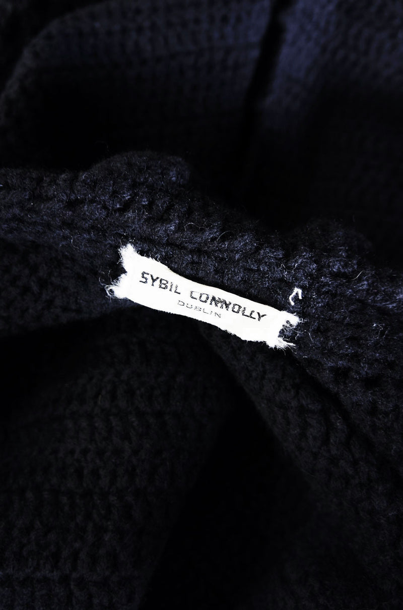 Rare 1960s Sybil Connolly Crochet Cape