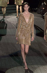 F/W 2000 Tom Ford for Gucci Gold Top