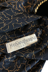Important A/W 1977 "Les Chinoises" Yves Saint Laurent Haute Couture Tassel Dress