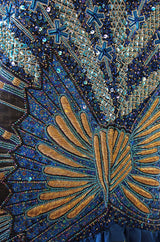 1987 "Secrets Of the Nile" Zandra Rhodes Beaded Gown
