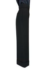 F/W 2002 Prada Runway Look 19 Navy Top & Black Pants Set
