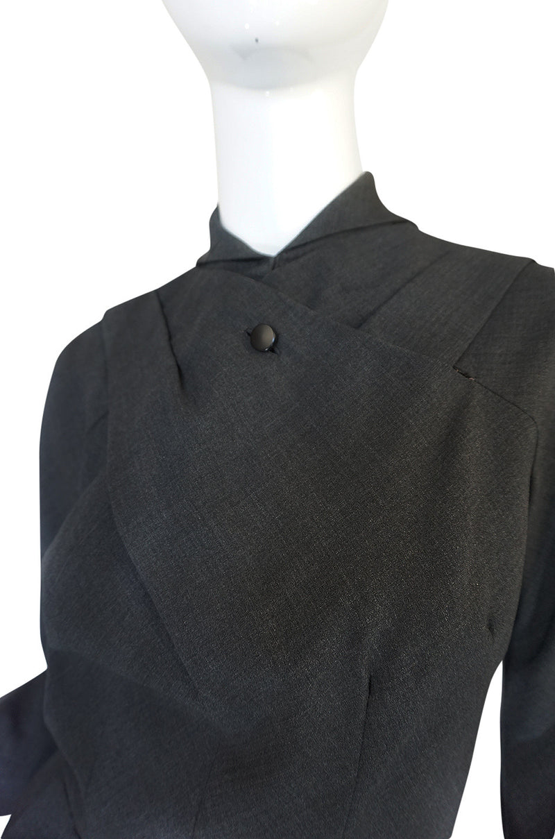 c1955 Christian Dior Original Demi-Couture Fitted Dress