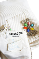 1960s Beni Salvadori Jewelled Couture Tunic or Mini Dress