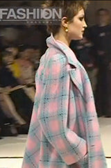 1996 Pastel Runway Chanel Coat w Cabochon Buttons