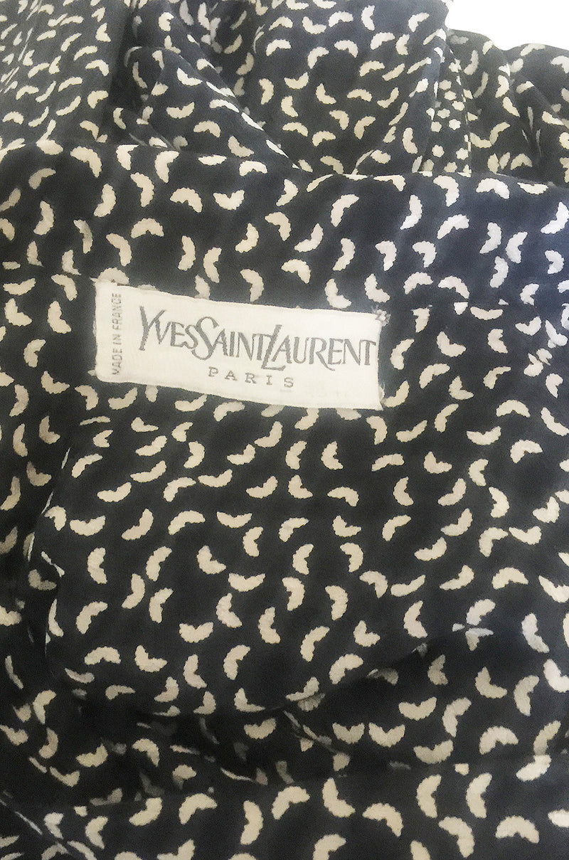 1978 Yves Saint Laurent Haute Couture Tunic & Pant Set