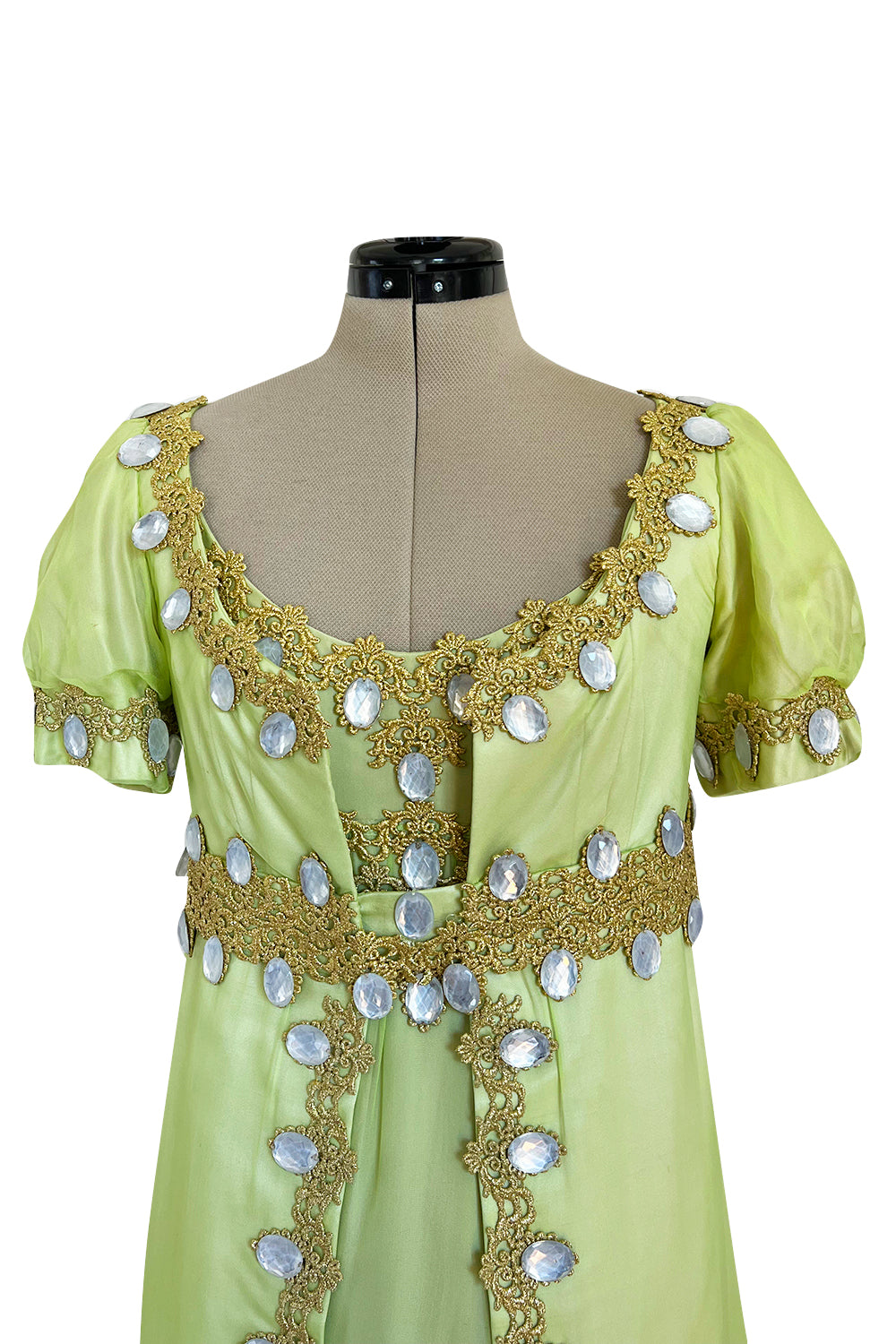 sachin and babi light blue dress Women's dress in lime chiffon with pleated skirt Milva Mi 5509 175 main image 1