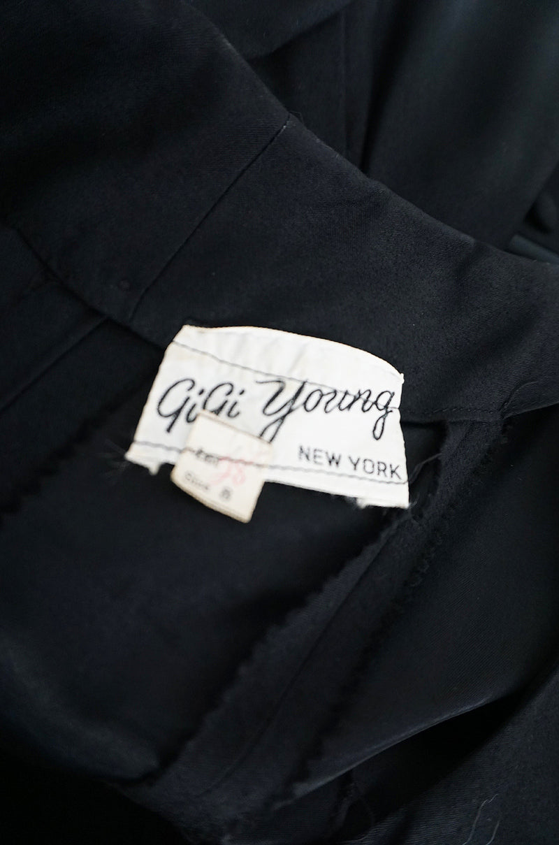 1950s Extraordinary Gigi Young Silk Button Front Dress – Shrimpton Couture