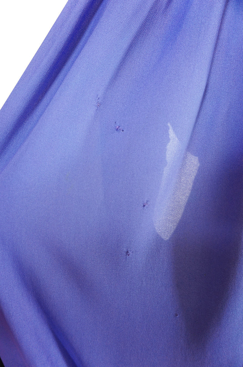 c1976 Rare Halston Draped Goddess Jersey Gown
