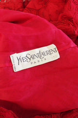 1983 Haute Couture Yves Saint Laurent Lace Dress