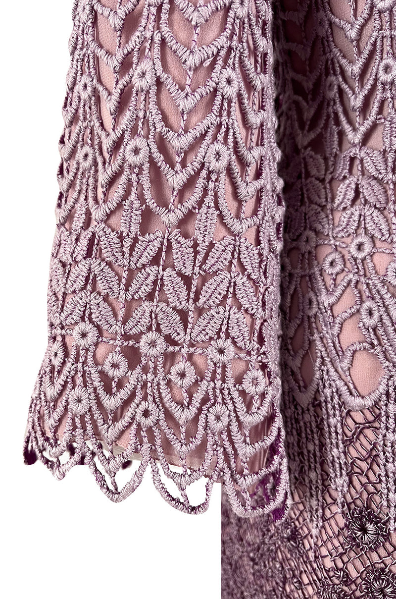 Chic 1968 Pierre Cardin Haute Couture Dress w Graduated Hand Made Purp Shrimpton Couture Chic 1968 Pierre Cardin Haute Couture Dress w Graduated Hand Made Purp Shrimpton Couture
