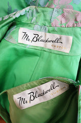 1960s Mr Blackwell Custom Silk Set