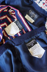 1970s Chanel Three Piece Boucle Suit