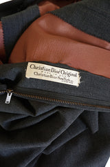 c1955 Christian Dior Original Demi-Couture Fitted Dress