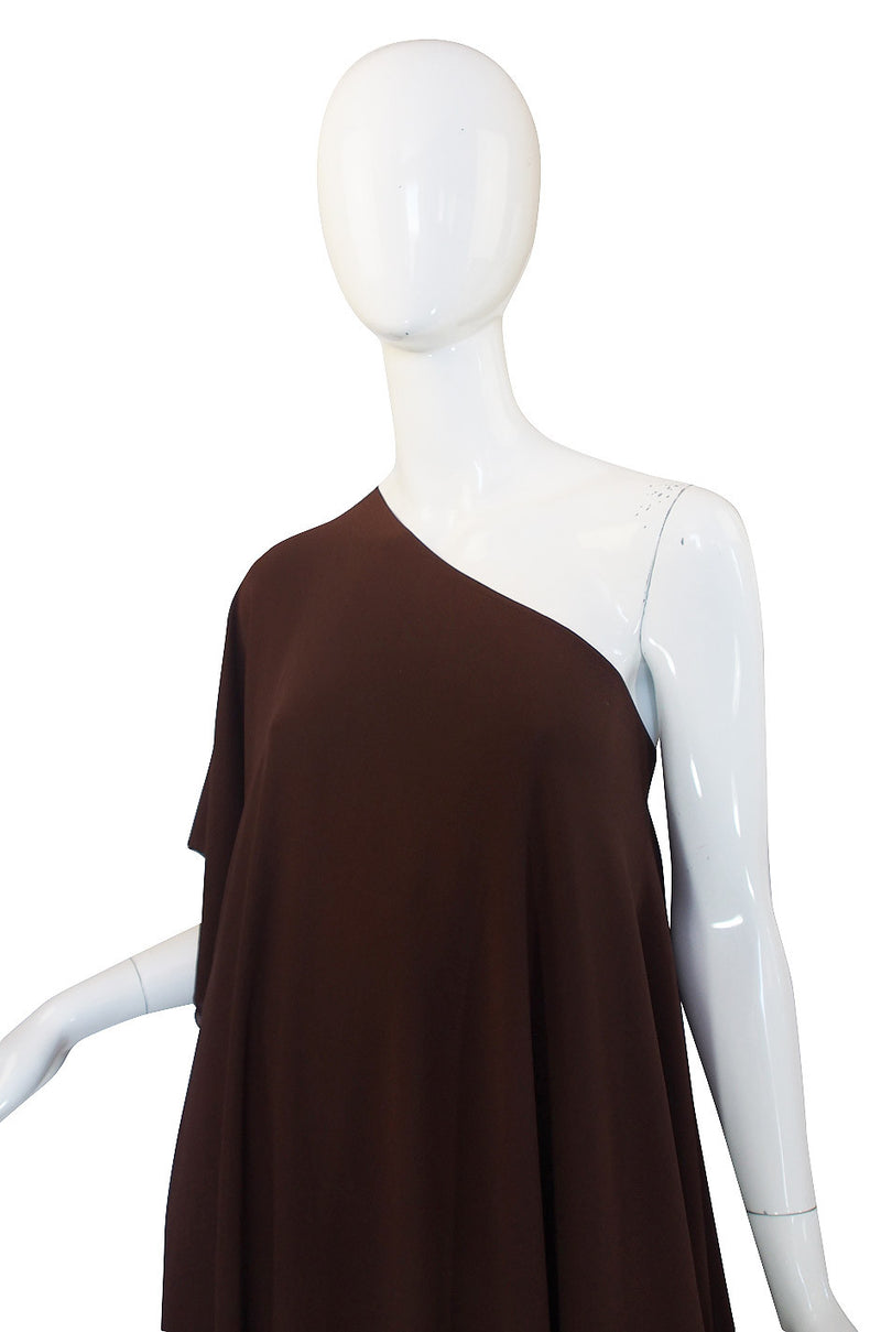 Rare 1970s Silk Grecian Jacqueline de Ribes Gown