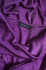 1971 Couture Runway Halston Jersey Dress & Coat