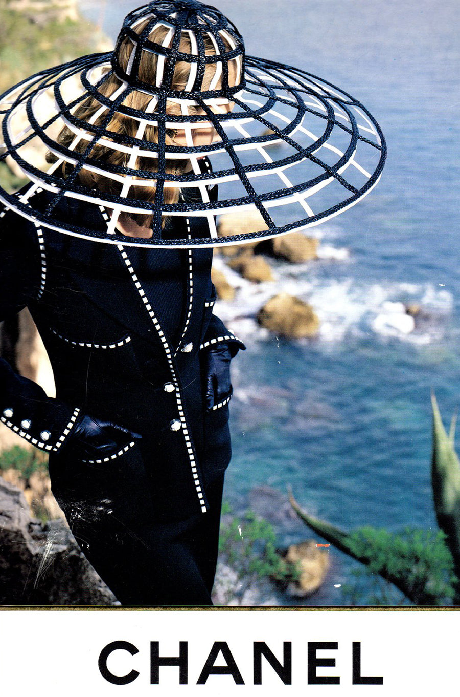 CHANEL Spring 1992 Flower Zip Up Blouson