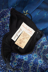 1987 "Secrets Of the Nile" Zandra Rhodes Beaded Gown
