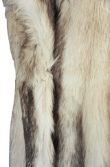 c1971-73 Donald Brooks Convertible Length Coyote Fur Coat