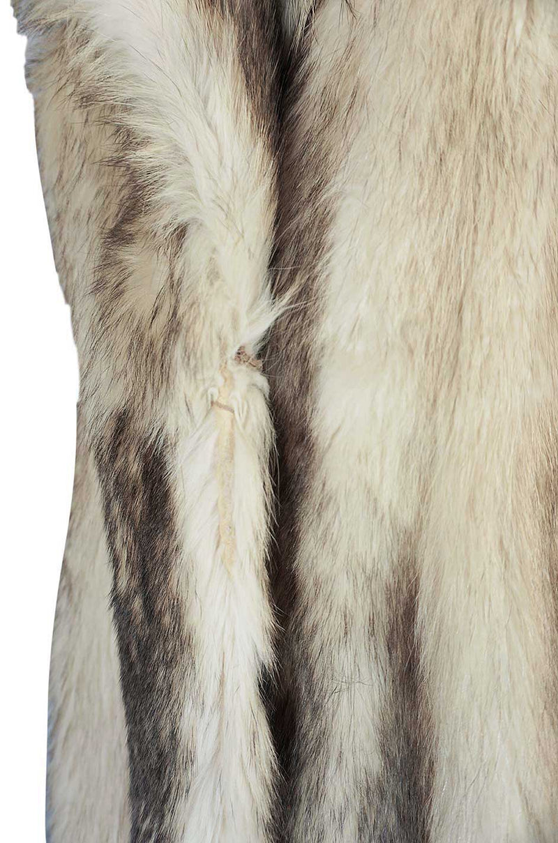 c1971-73 Donald Brooks Convertible Length Coyote Fur Coat