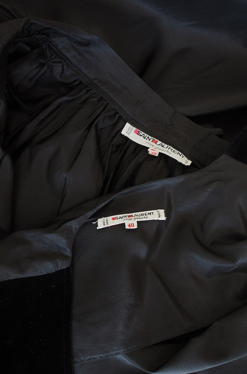 1978 Important Silk Taffeta Yves Saint Laurent Set