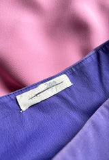 Prettiest Spring 2008 Valentino Runway Strapless Dress in Pink Yellow & Purple