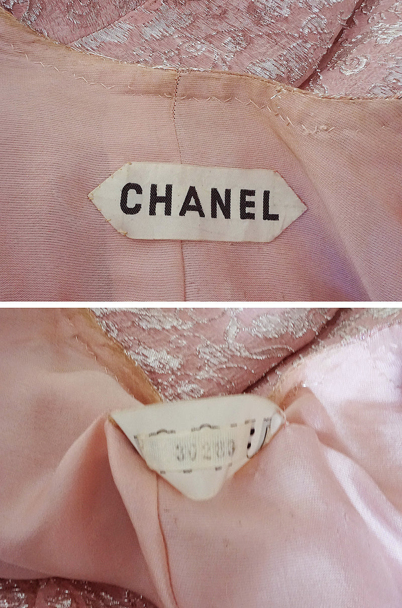 1962 Chanel Numbered Haute Couture Jacket & Shell
