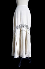 Edwardian Linen & Lace Walking Suit