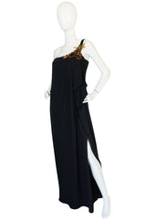Pre-Fall 2012 Gucci Embellished One Shoulder Ad Campaign Dress