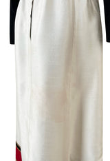 Folkart Feeling 1970s Kent Originals Rick Rack & gold Metallic Detail Applique Dress