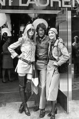 Important 1968-69 Yves Saint Laurent Chocolate Velvet Safari Suit