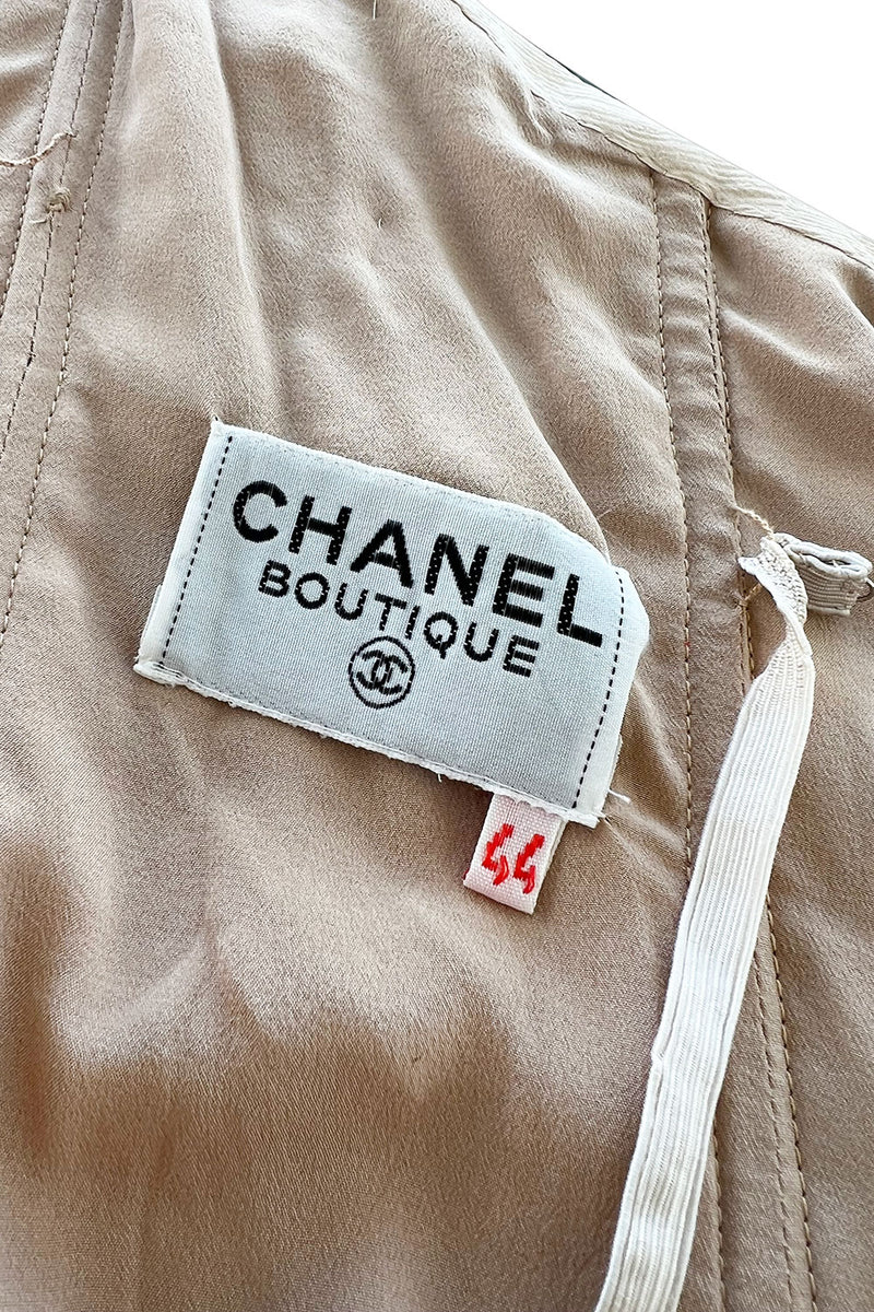 Cream Chanel Jacket 