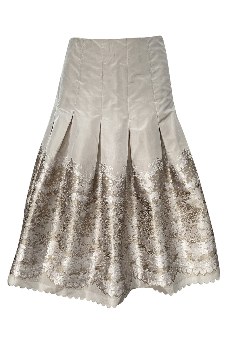 Spring 2005 Alexander McQueen 'It's Only a Game' Runway Skirt & Jacket Set
